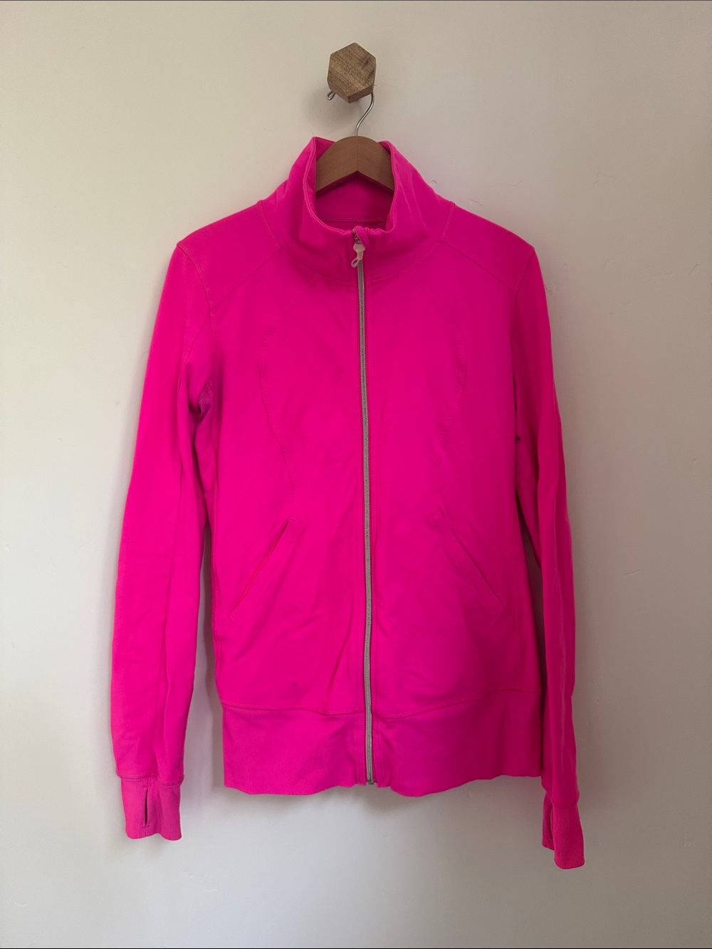 lululemon athletica Bright Pink Full-Zip Jacket